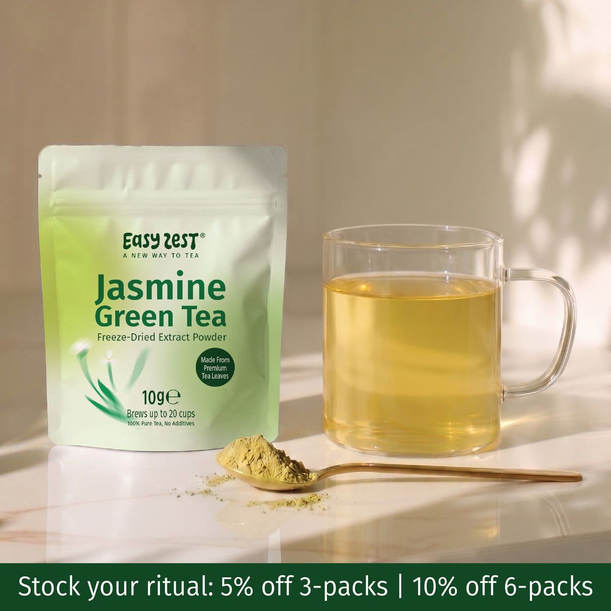 Jasmine Green Tea (10g - Up to 20 Cups)