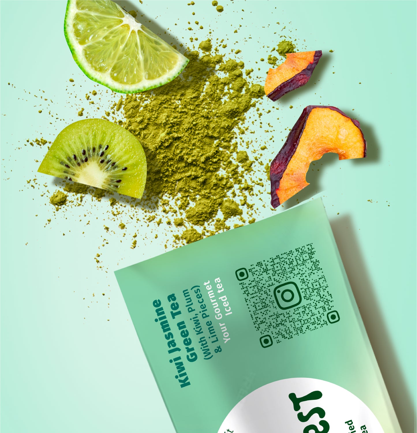 Kiwi Jasmine Green Tea (10 Sachets Box)