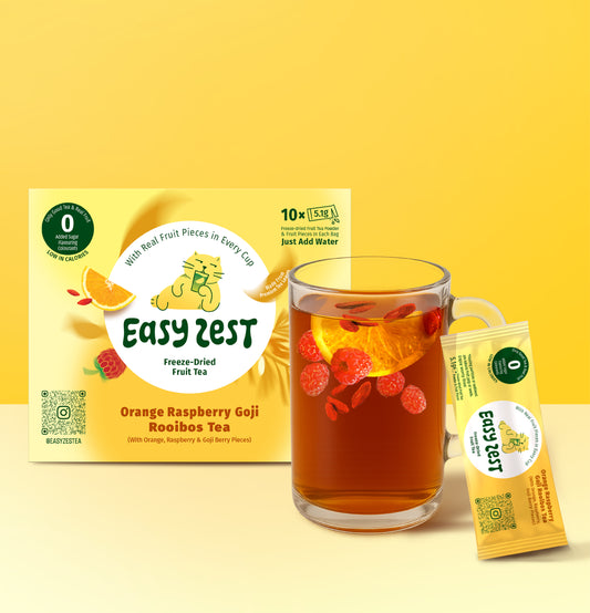 Orange Raspberry Goji Rooibos Tea (10 Sachets Box)